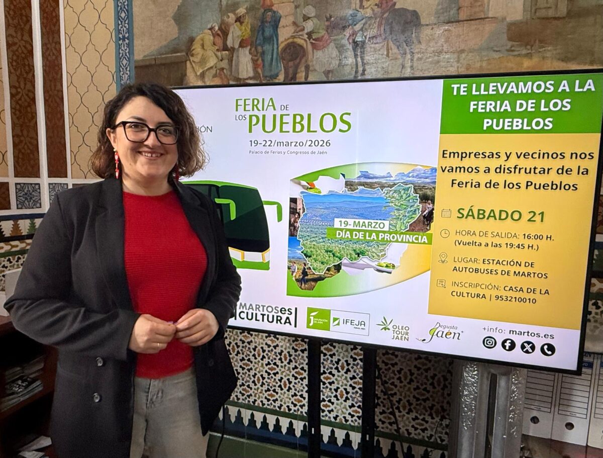 El Ayuntamiento de Martos ofrece un autobús gratuito para visitar la Feria de los Pueblos