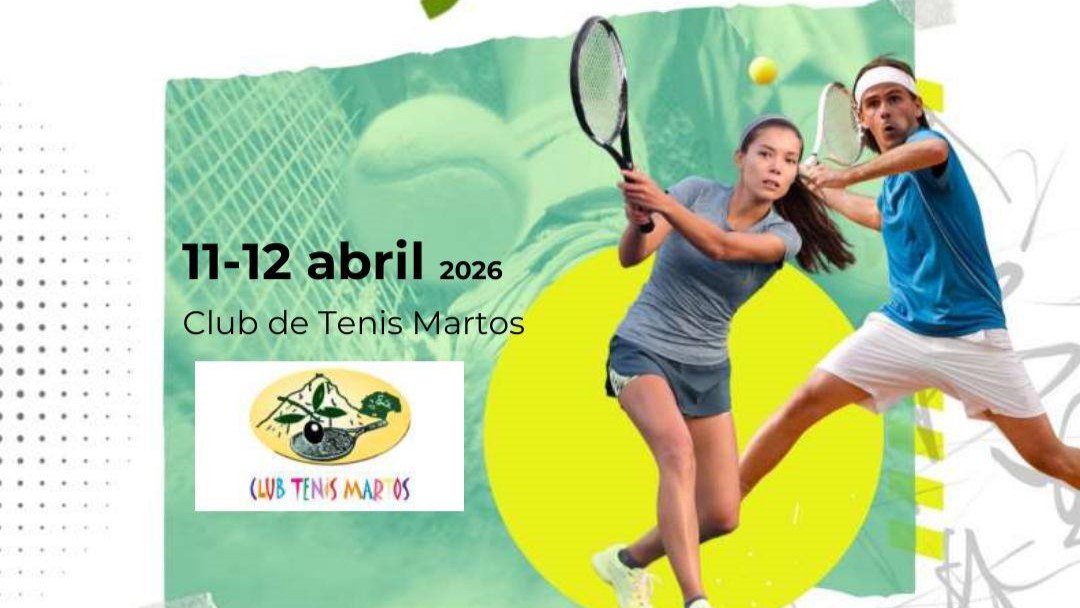 Martos acoge este fin de semana una nueva cita del Circuito Aficionados de Tenis Diputación de Jaén