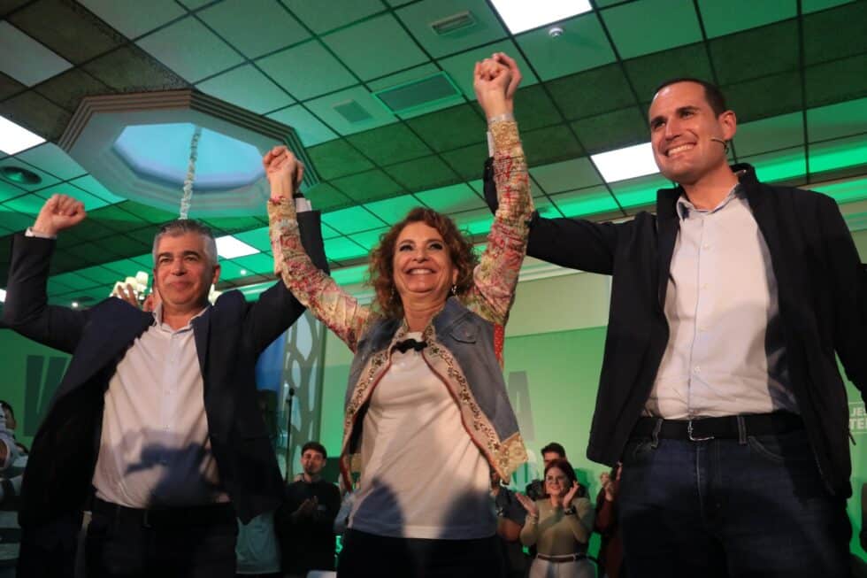 María Jesús Montero participa en un acto público en Martos y anuncia más plazas universitarias y de FP